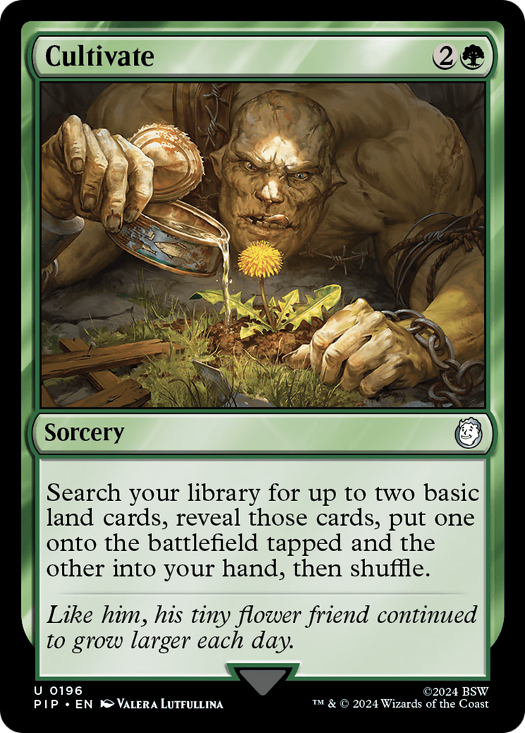 Cultivate (PIP-196) [Fallout] Foil MTG Single Wizards of the Coast
