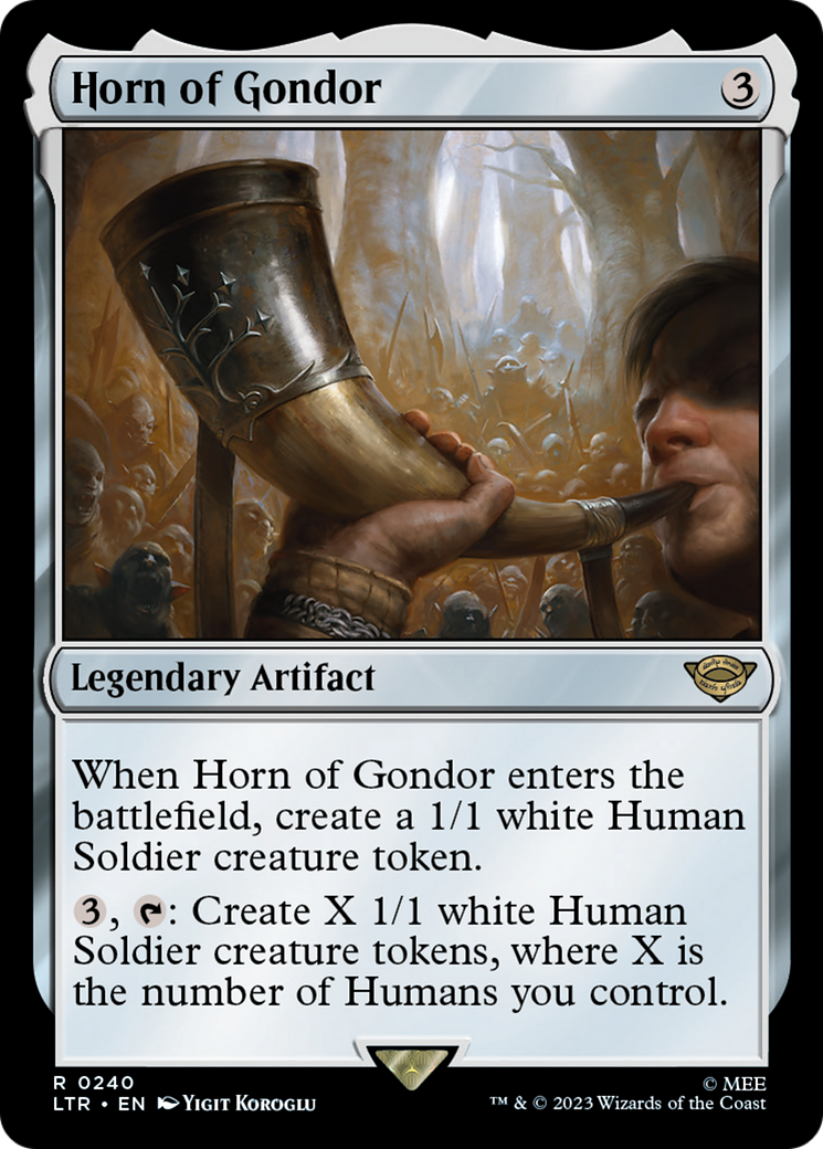 Horn of Gondor (LTR-240) [The Lord of the Rings: Tales of Middle-earth] MTG Single Wizards of the Coast
