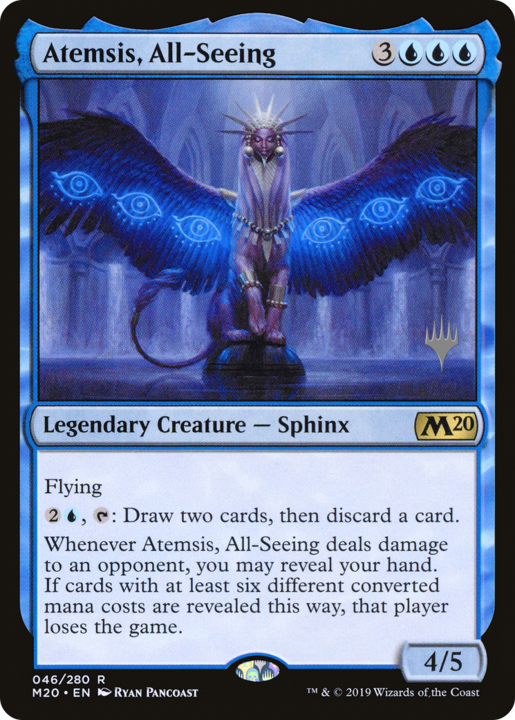 Atemsis, All-Seeing (PPM20-46P) [Core Set 2020 Promos] Foil MTG Single Wizards of the Coast