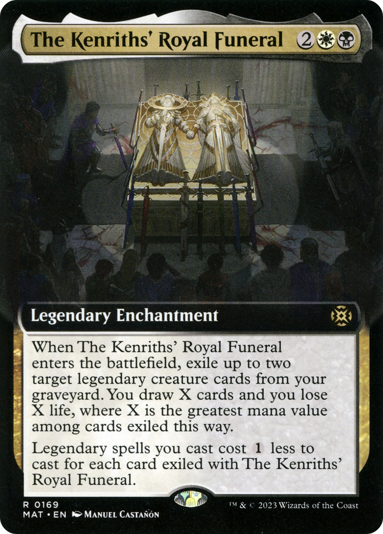 The Kenriths' Royal Funeral (MAT-169) [March of the Machine: The Aftermath] (Extended Art) MTG Single Wizards of the Coast