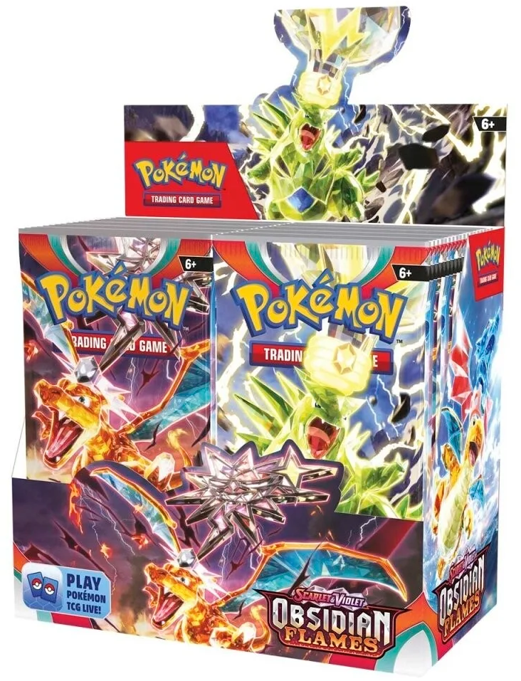 Pokémon Scarlet & Violet: Obsidian Flames Booster Box Pokemon Sealed Pokémon   