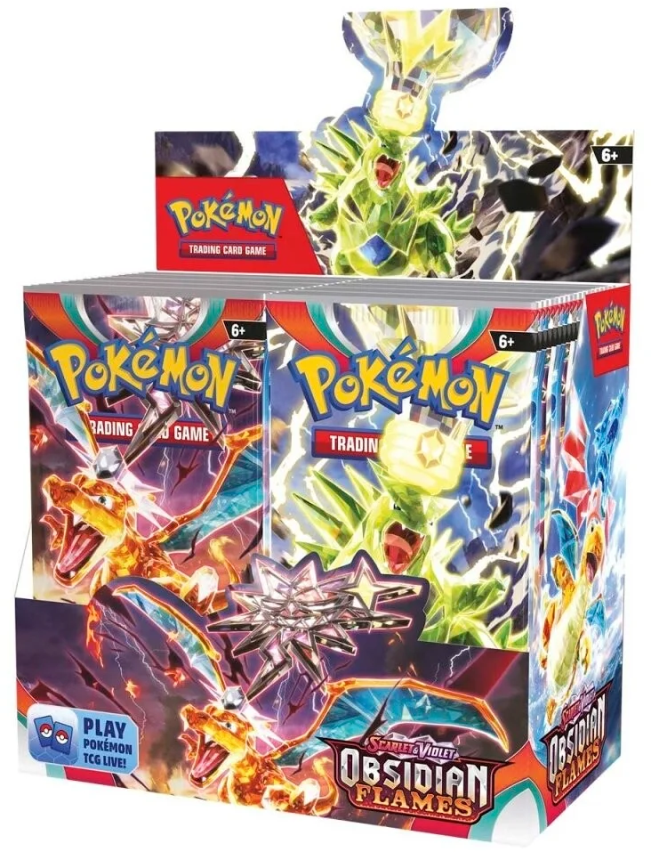 Pokémon Scarlet & Violet: Obsidian Flames - Booster Box Pokemon Sealed Pokémon