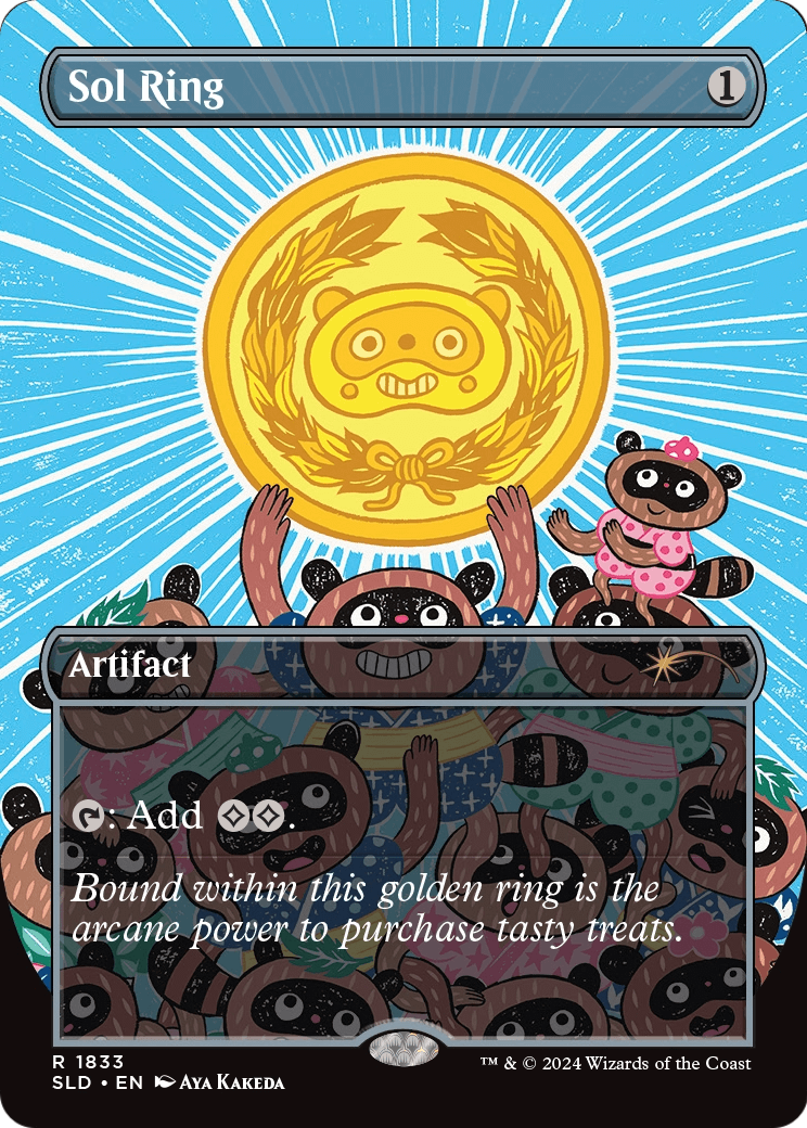Sol Ring (1833) (Rainbow Foil) (SLD-1833) [Secret Lair] Drop (Borderless) MTG Single Wizards of the Coast