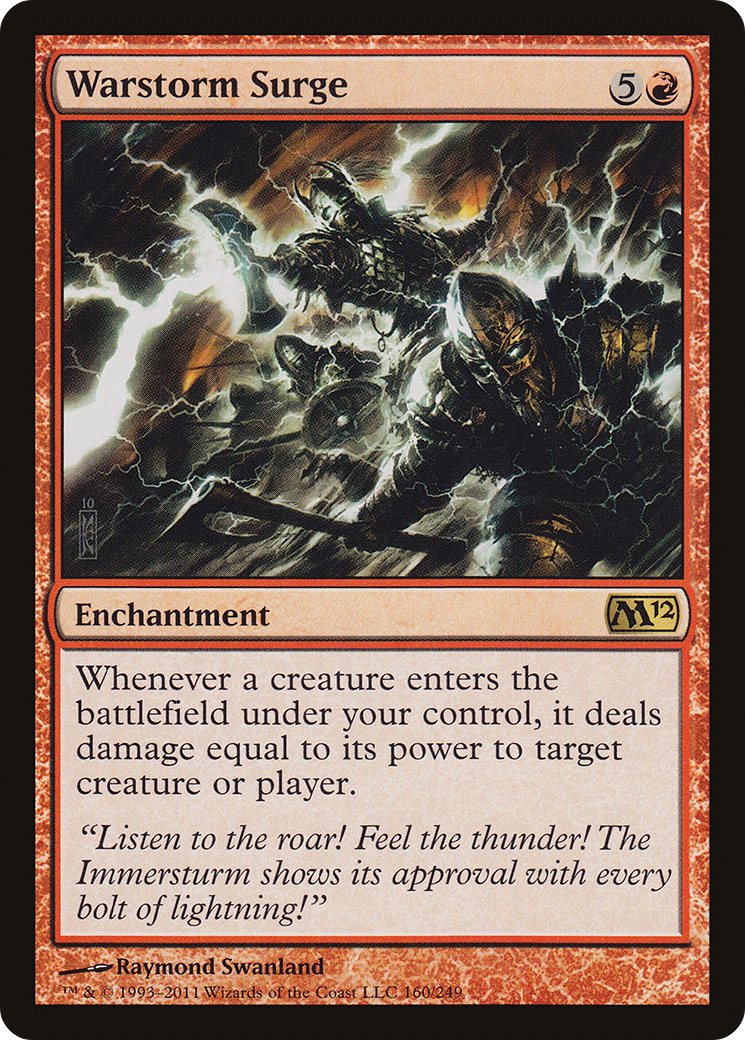 Warstorm Surge (M12-160) [Magic 2012] MTG Single Wizards of the Coast