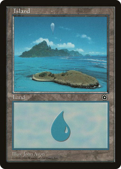 Island (P02-155) [Misc] Portal Second Age MTG Single Wizards of the Coast
