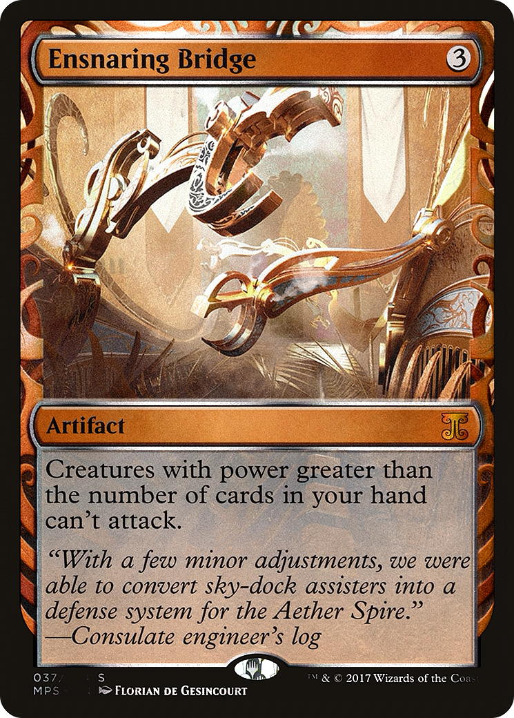 Ensnaring Bridge (MPS-037) [Kaladesh Inventions] Foil MTG Single Wizards of the Coast