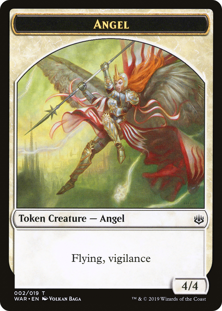 Angel Token (WAR-002) [Tokens] War of the Spark Tokens MTG Single Wizards of the Coast