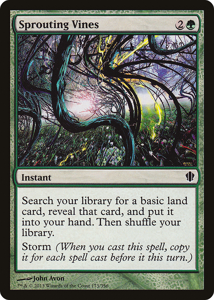 Sprouting Vines (C13-173) [Commander 2013] MTG Single Wizards of the Coast