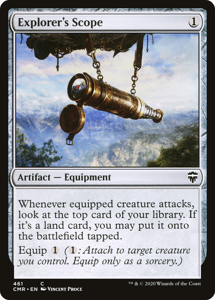 Explorer's Scope (CMR-461) [Commander Legends] MTG Single Wizards of the Coast