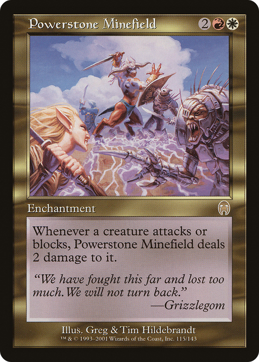 Powerstone Minefield (APC-115) [Apocalypse] MTG Single Wizards of the Coast