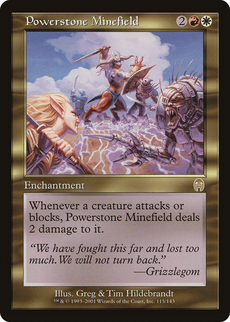Powerstone Minefield (APC-115) [Apocalypse] Foil MTG Single Wizards of the Coast