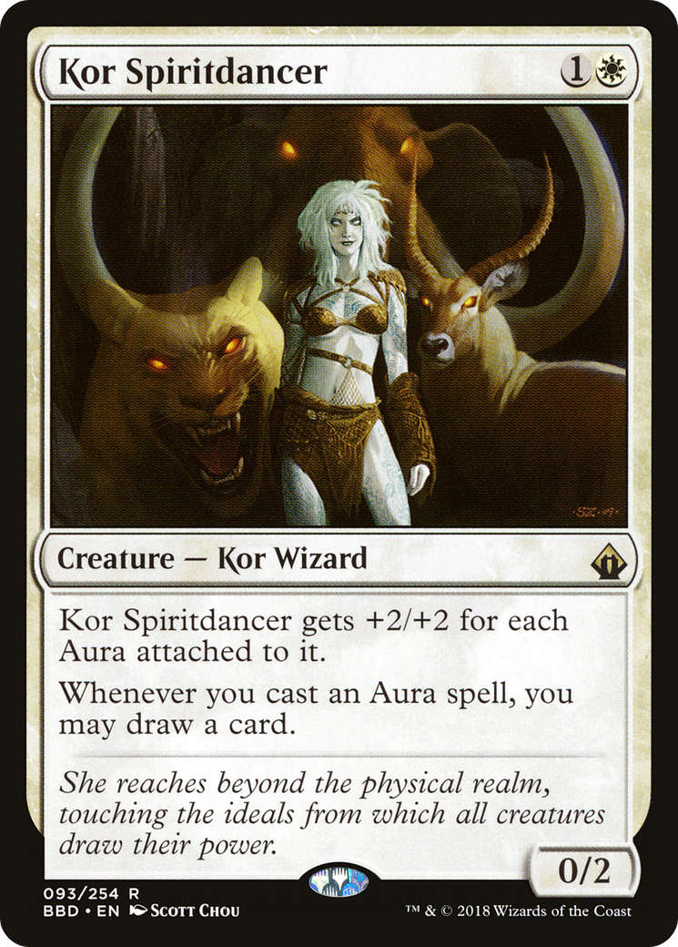 Kor Spiritdancer (BBD-093) [Battlebond] MTG Single Wizards of the Coast