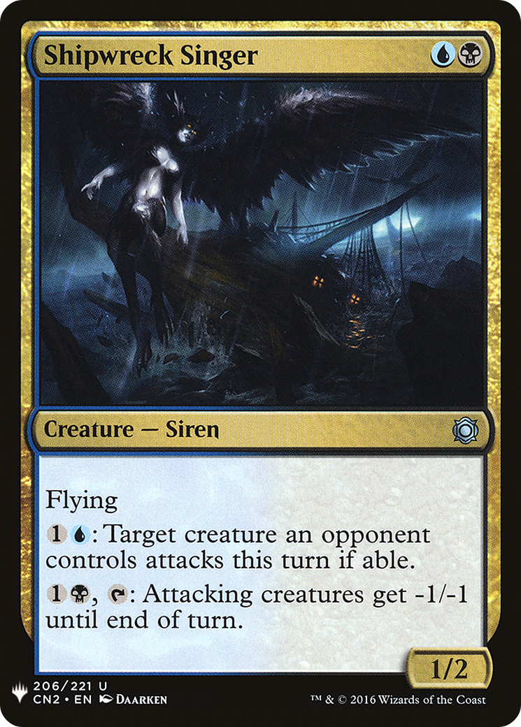 Shipwreck Singer (LIST-CN2-206) [Mystery Booster] The List MTG Single Wizards of the Coast