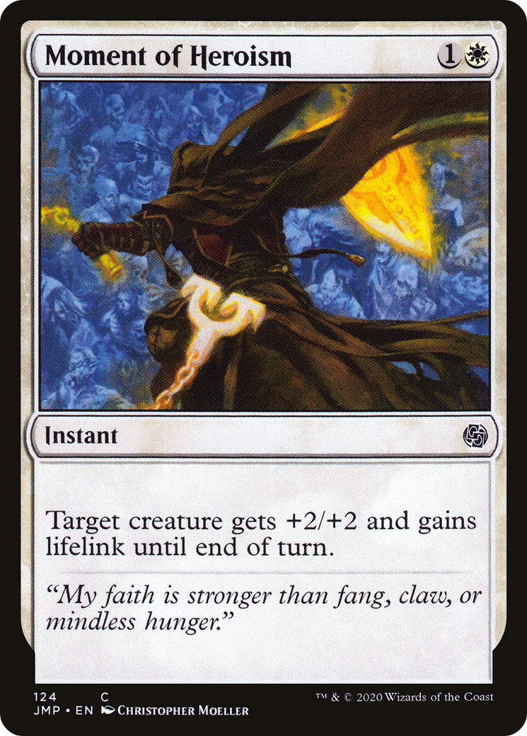 Moment of Heroism (JMP-124) [Jumpstart] MTG Single Wizards of the Coast