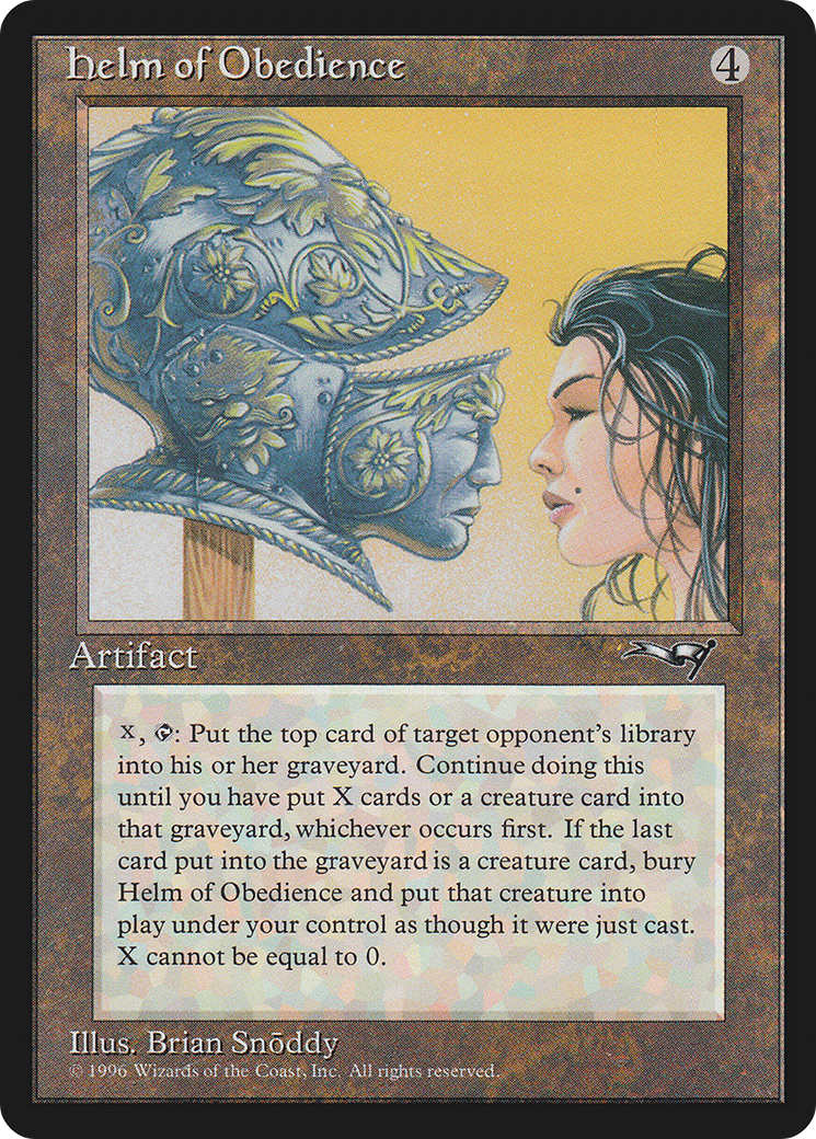 Helm of Obedience (ALL-121) [Alliances] MTG Single Wizards of the Coast