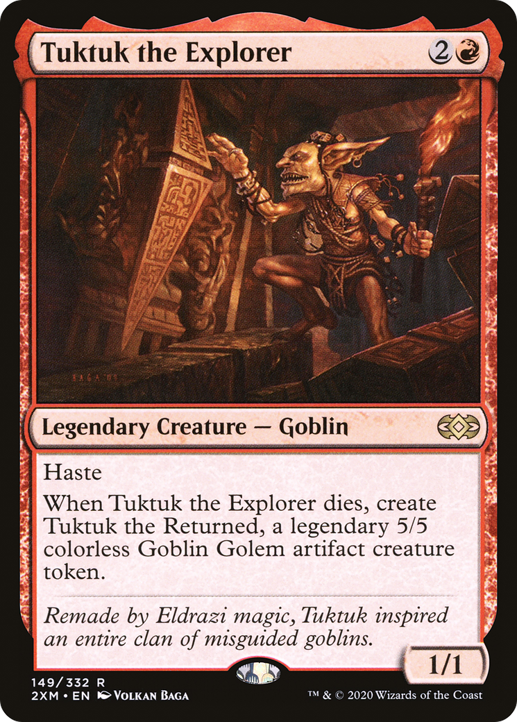 Tuktuk the Explorer (2XM-149) [Double Masters] Foil MTG Single Wizards of the Coast