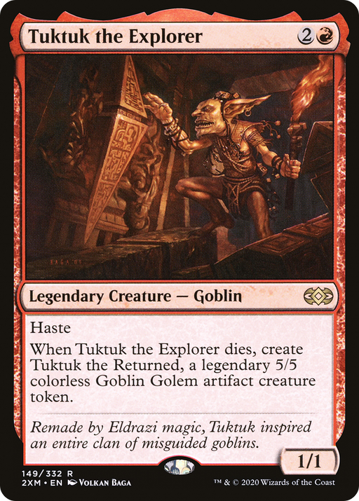 Tuktuk the Explorer (2XM-149) [Double Masters] Foil MTG Single Wizards of the Coast