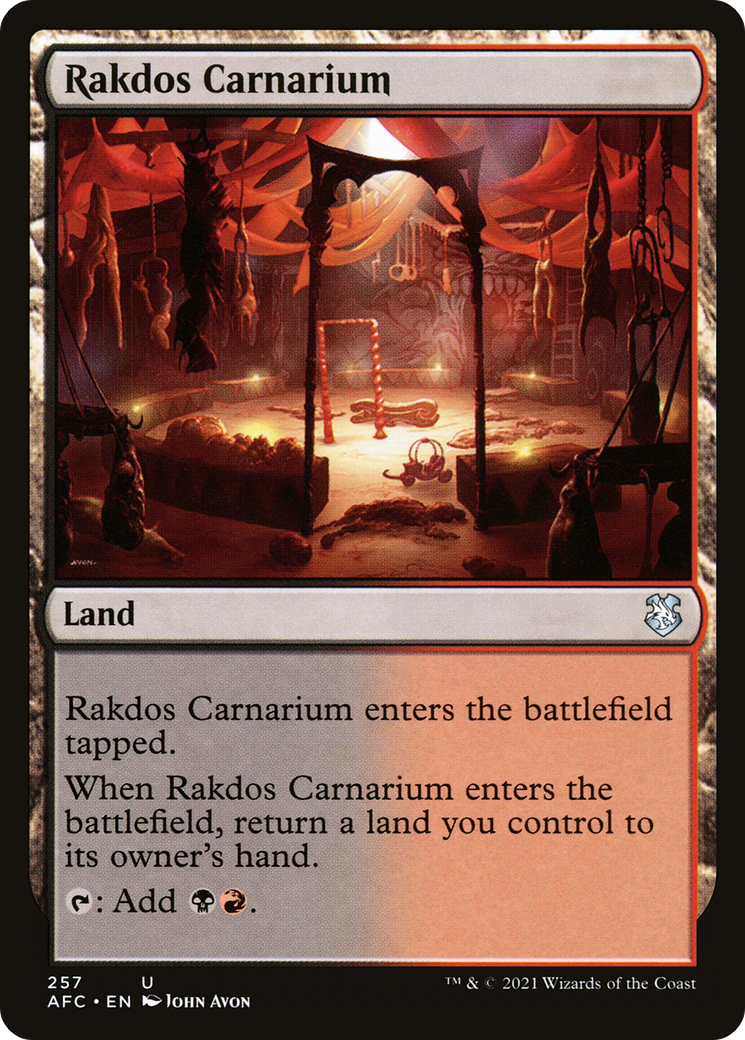 Rakdos Carnarium (AFC-257) [Forgotten Realms Commander] MTG Single Wizards of the Coast
