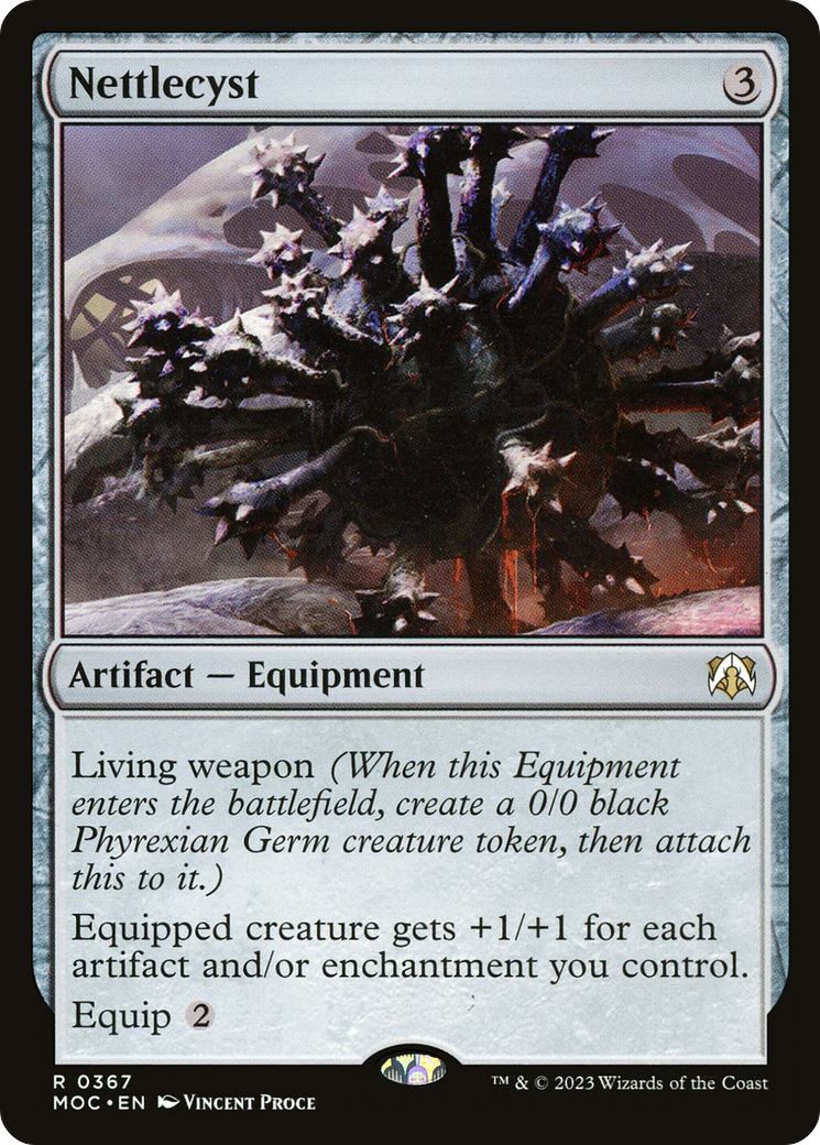 Nettlecyst (MOC-367) [March of the Machine Commander] MTG Single Wizards of the Coast
