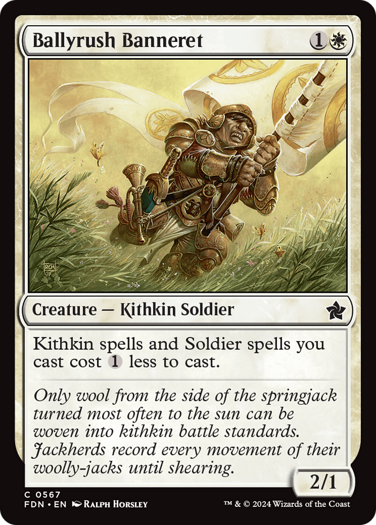 Ballyrush Banneret (FDN-567) [Foundations] MTG Single Wizards of the Coast