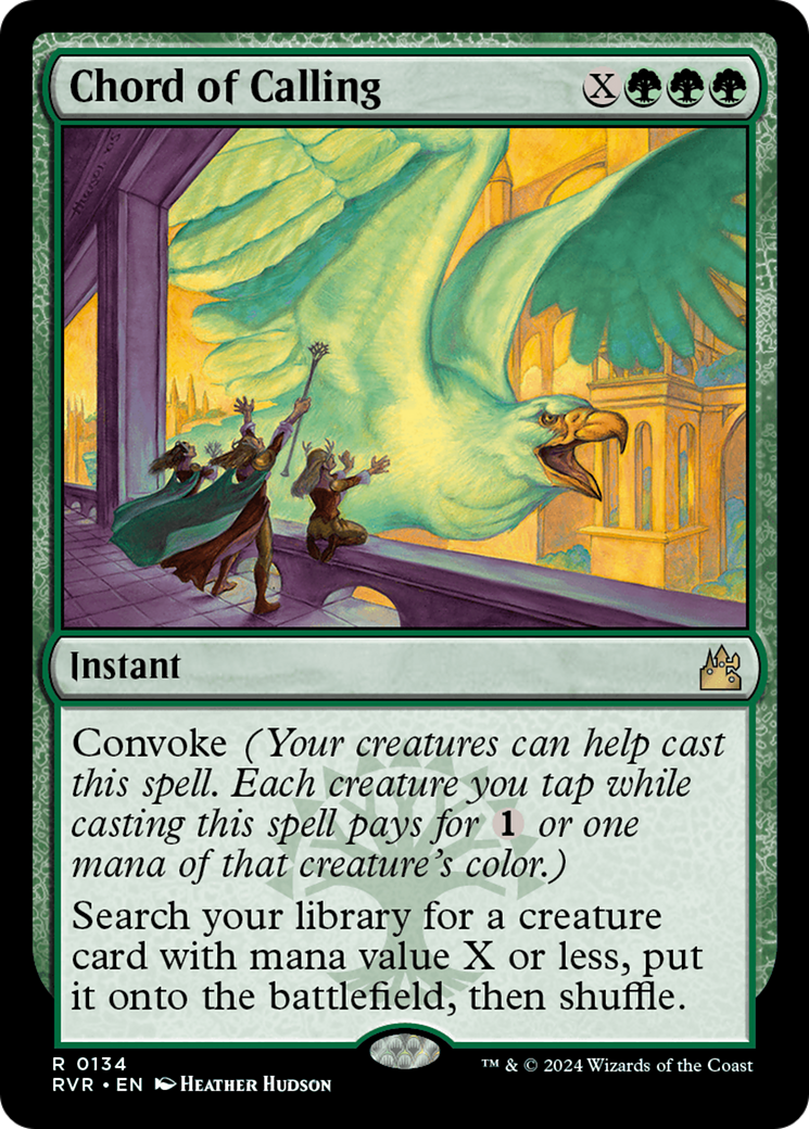 Chord of Calling (RVR-134) [Ravnica Remastered] Foil MTG Single Wizards of the Coast