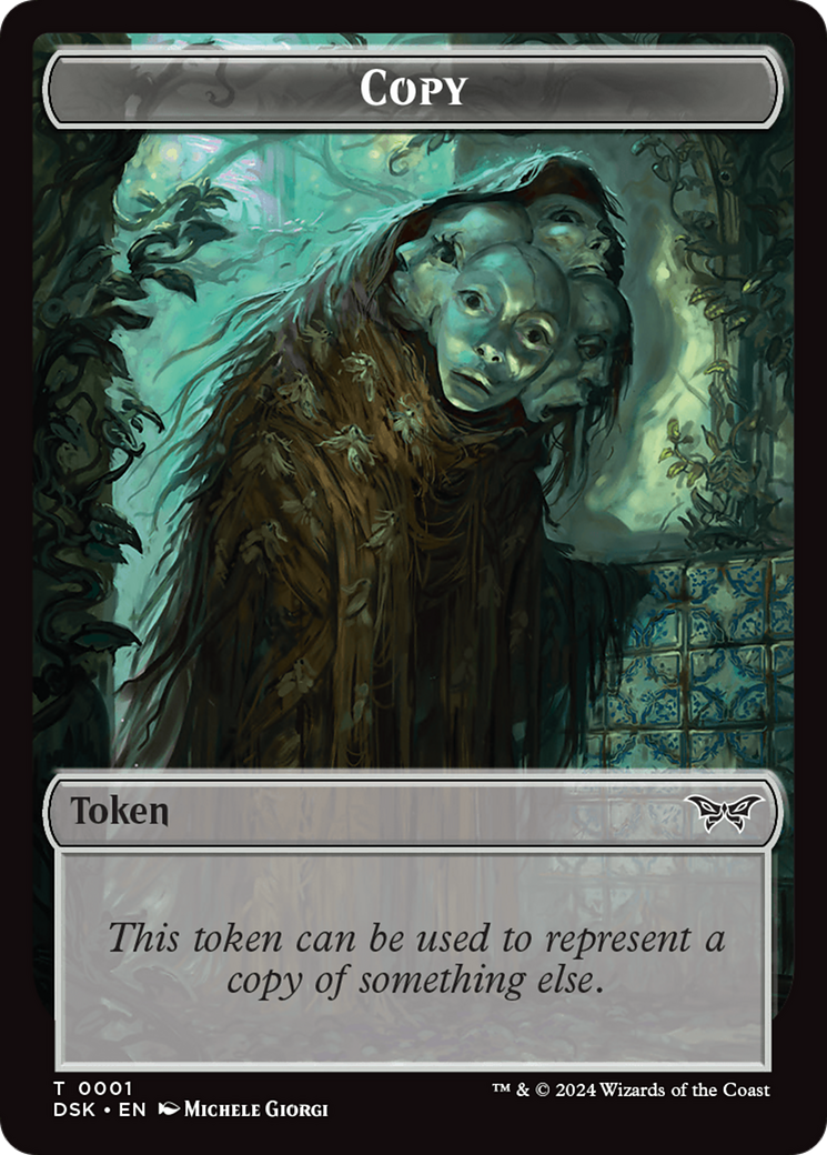 Copy Token (DSK-001) [Tokens] Duskmourn: House of Horror Tokens MTG Single Wizards of the Coast