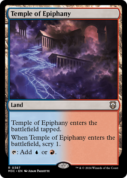Temple of Epiphany (M3C-387) [Modern Horizons 3 Commander] MTG Single Wizards of the Coast
