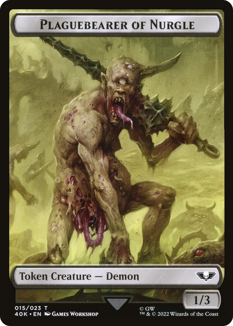 Plaguebearer of Nurgle (T40K-015) [Tokens] Warhammer 40,000 Tokens MTG Single Wizards of the Coast