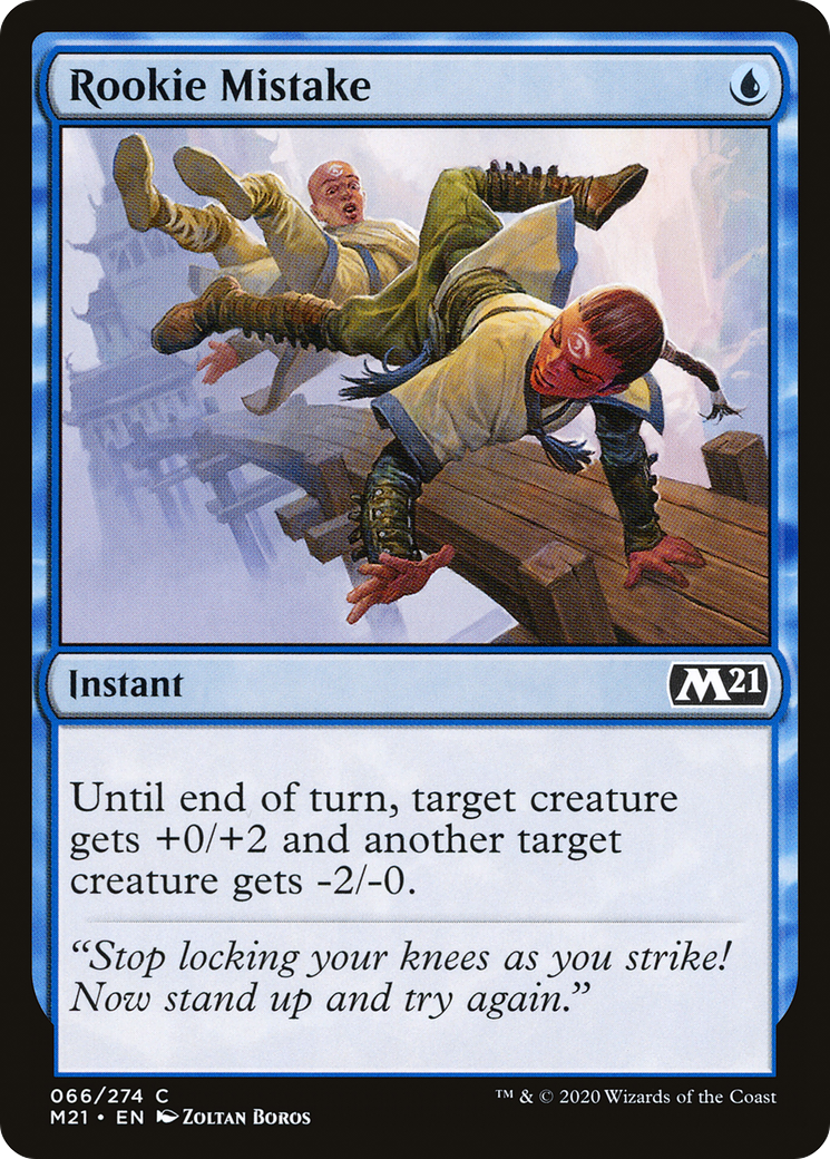Rookie Mistake (M21-066) [Core Set 2021] Foil MTG Single Wizards of the Coast