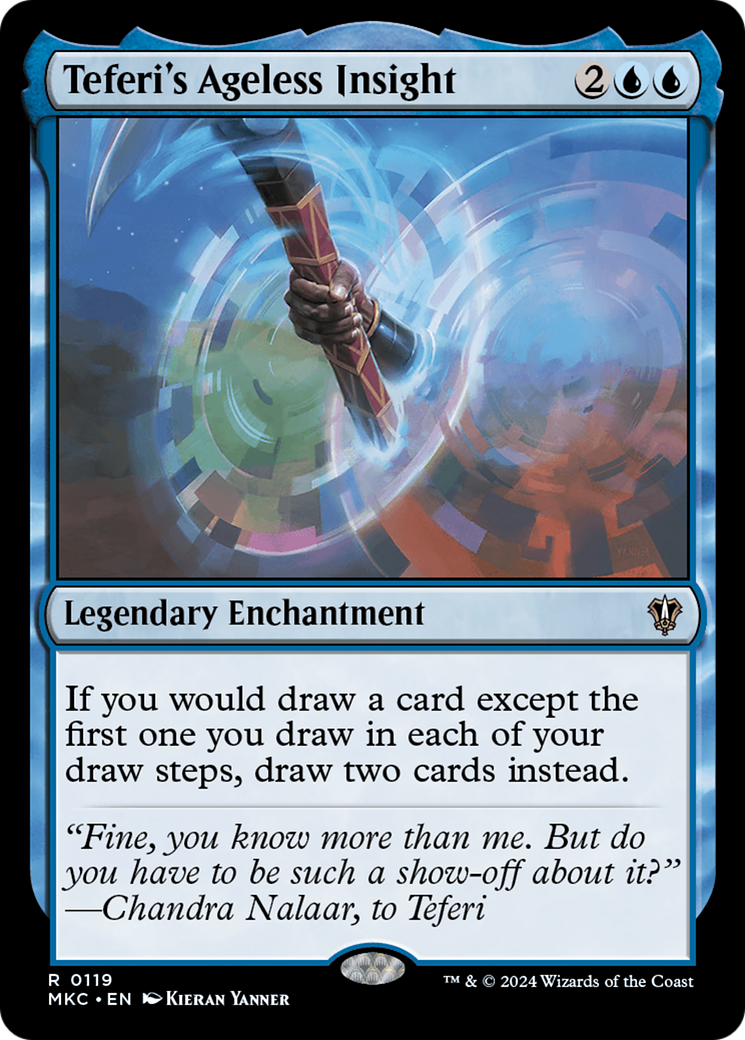 Teferi's Ageless Insight (MKC-119) [Murders at Karlov Manor Commander] MTG Single Wizards of the Coast