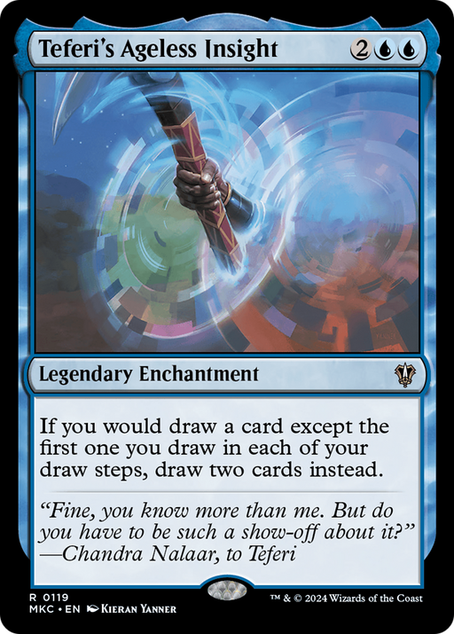 Teferi's Ageless Insight (MKC-119) [Murders at Karlov Manor Commander] MTG Single Wizards of the Coast