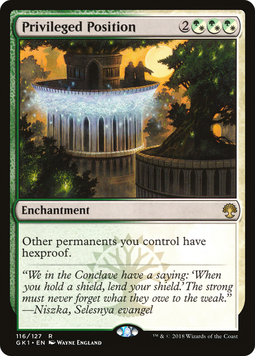 Privileged Position (GR1-116) [Misc] GRN Guild Kit MTG Single Wizards of the Coast