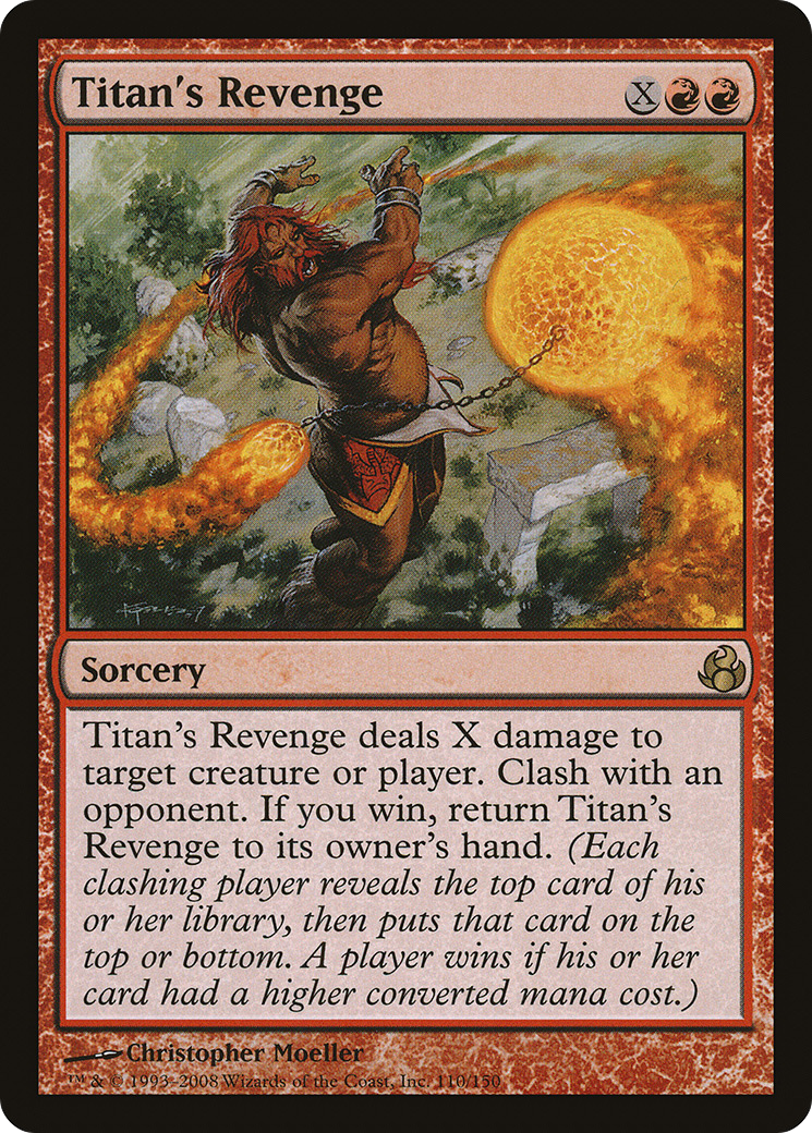 Titan's Revenge (MOR-110) [Morningtide] MTG Single Wizards of the Coast