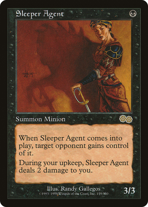 Sleeper Agent (USG-159) [Urza's Saga] MTG Single Wizards of the Coast