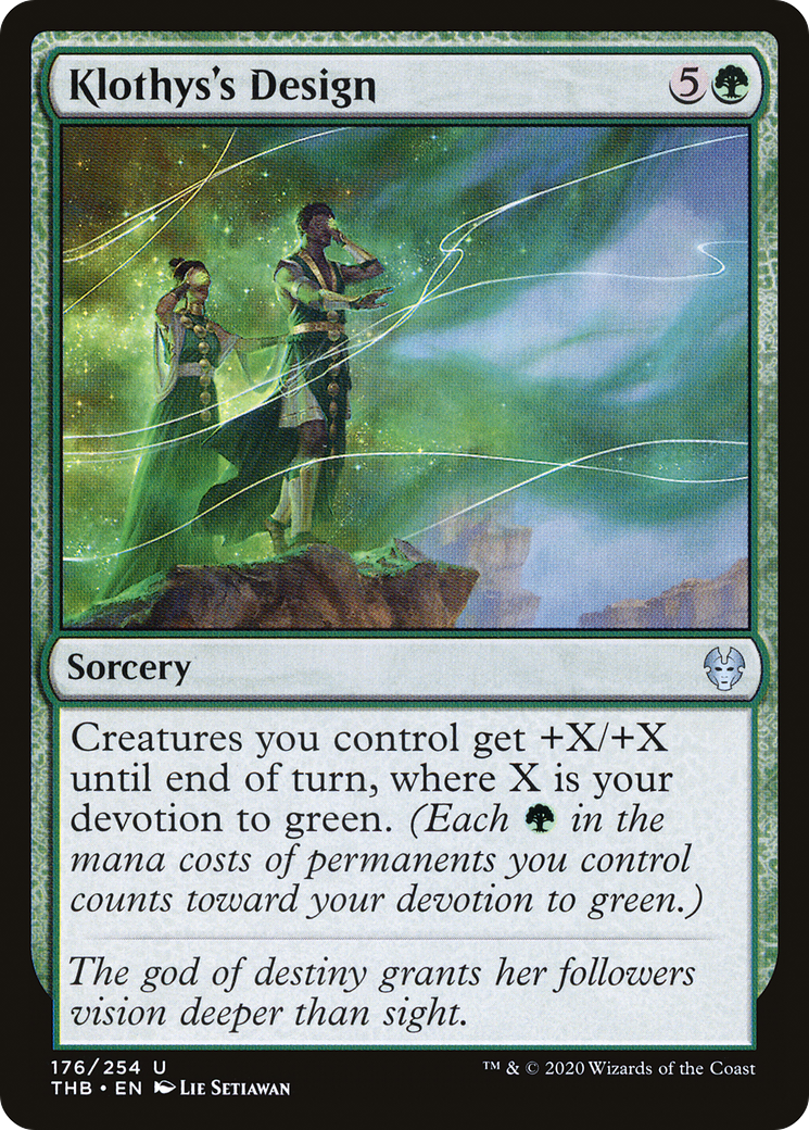 Klothys's Design (THB-176) [Theros Beyond Death] Foil MTG Single Wizards of the Coast