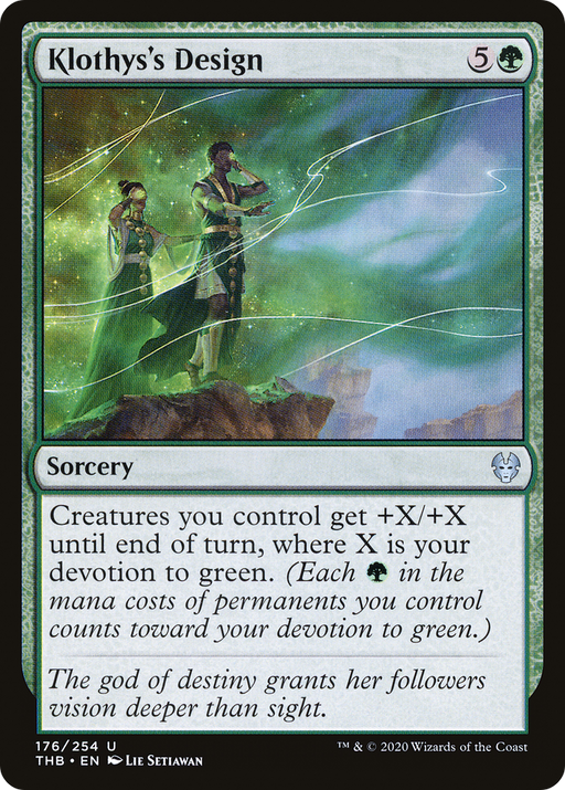 Klothys's Design (THB-176) [Theros Beyond Death] MTG Single Wizards of the Coast