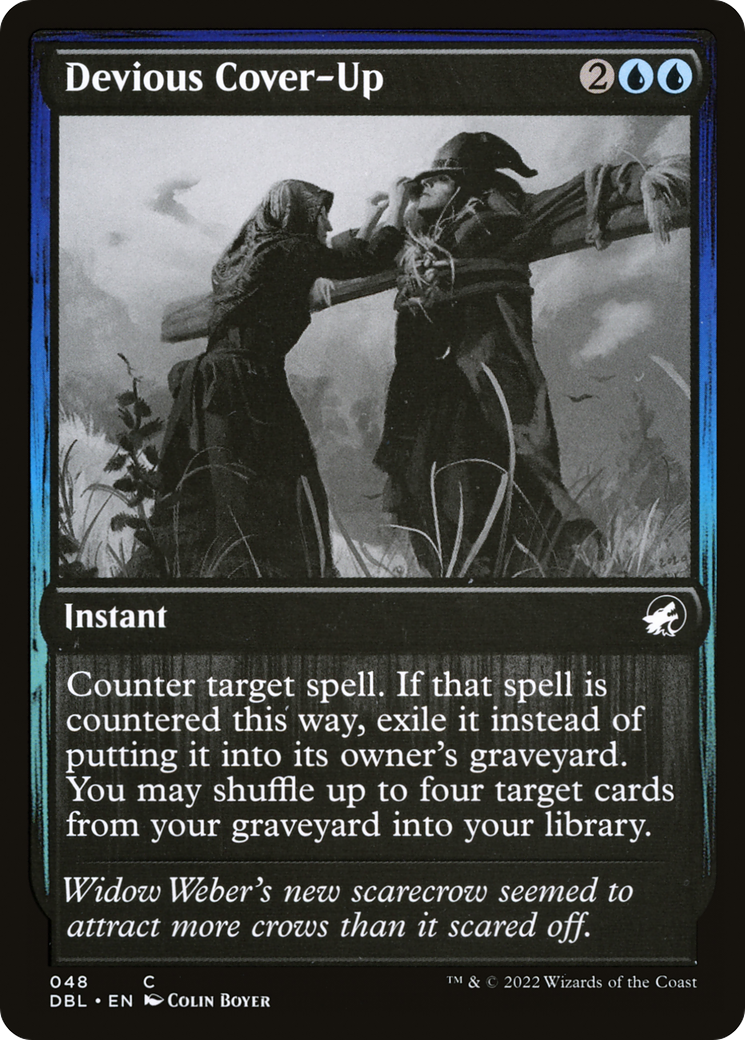 Devious Cover-Up (DBL-048) [Innistrad: Double Feature] Foil MTG Single Wizards of the Coast