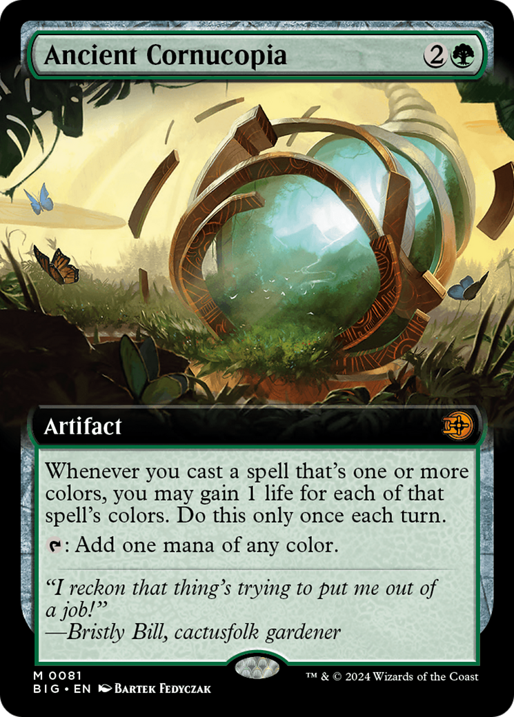 Ancient Cornucopia (BIG-081) [The Big Score] (Extended Art) Foil MTG Single Wizards of the Coast
