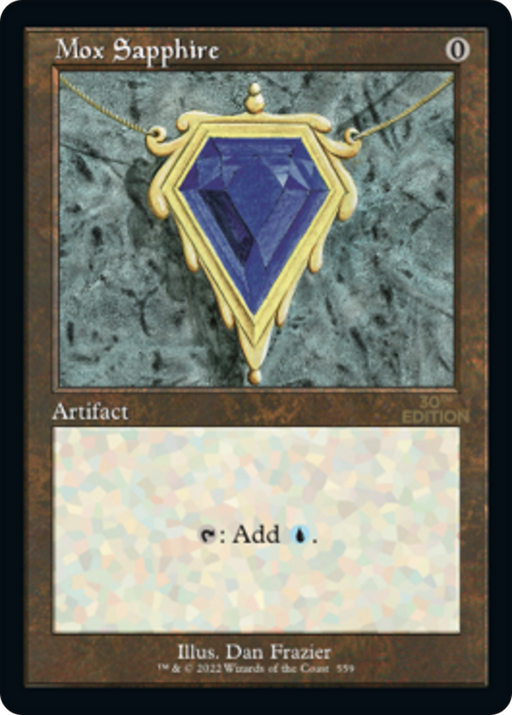 Mox Sapphire (30A-559) [30th Anniversary Edition] MTG Single Wizards of the Coast