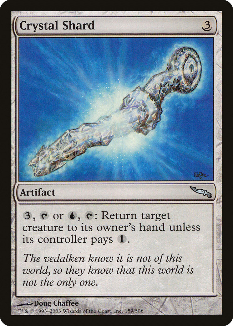 Crystal Shard (MRD-159) [Mirrodin] Foil MTG Single Wizards of the Coast