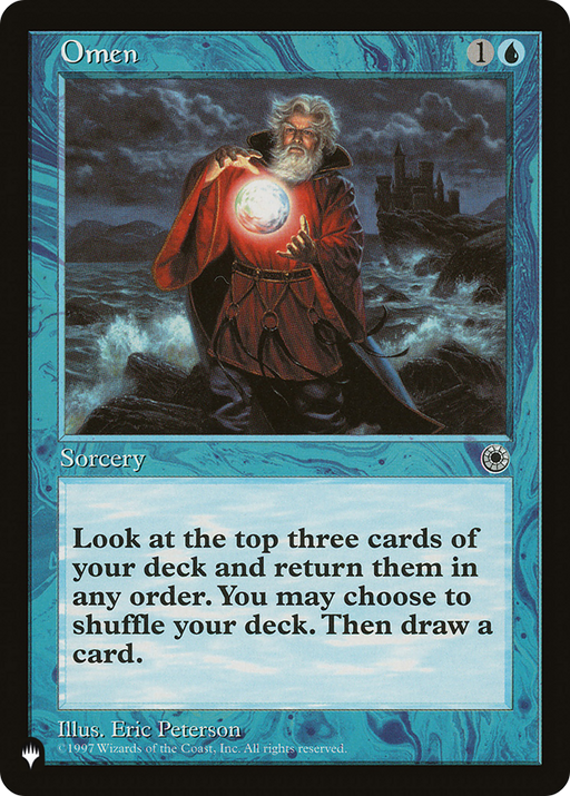 Omen (LIST-POR-62) [Mystery Booster] The List MTG Single Wizards of the Coast