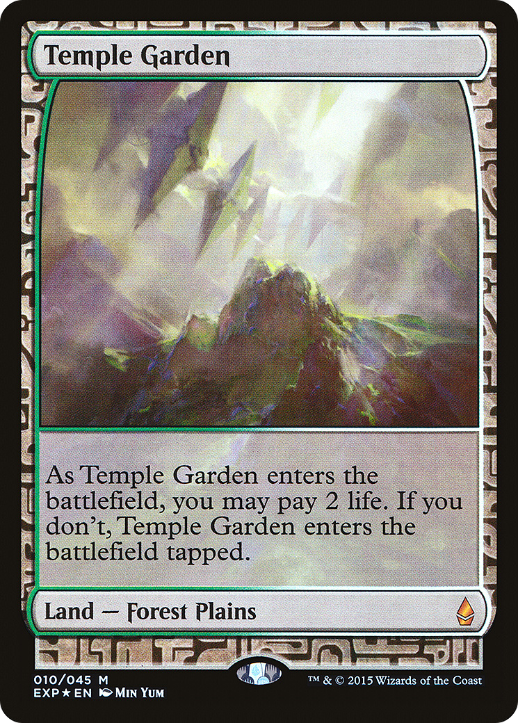 Temple Garden (EXP-010) [Zendikar Expeditions] Foil MTG Single Wizards of the Coast