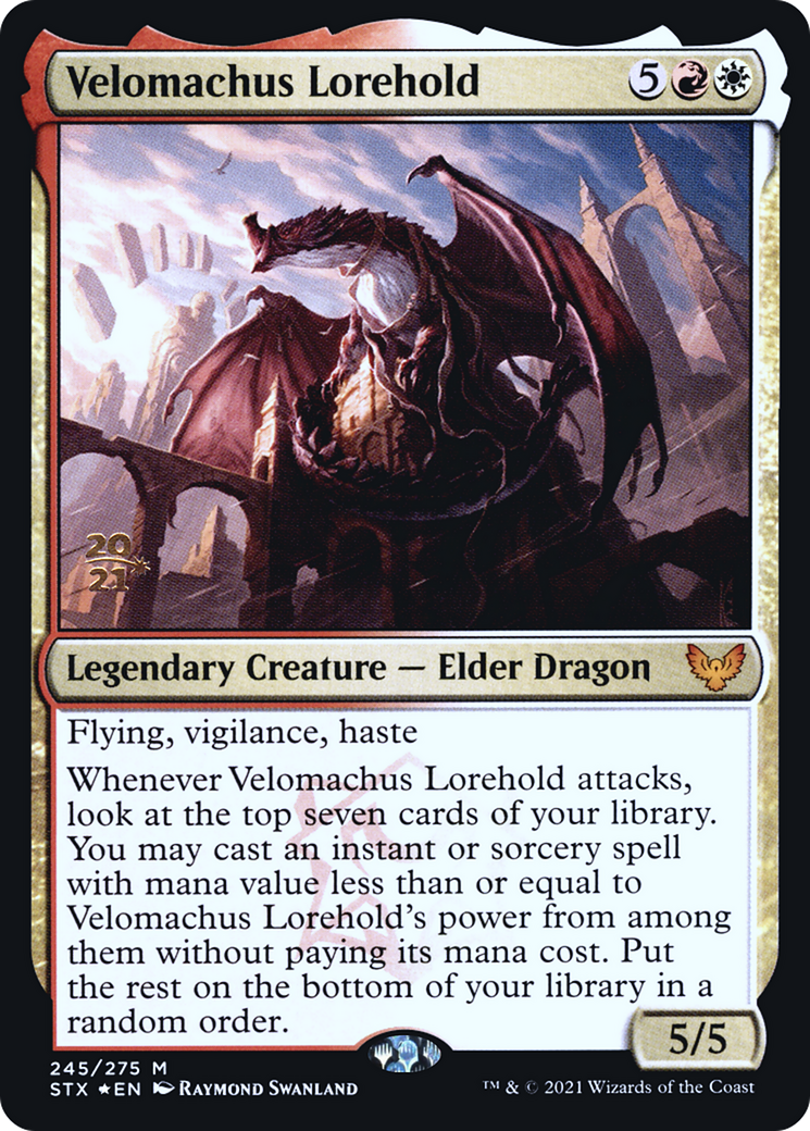 Velomachus Lorehold (PRE-245) [Strixhaven: School of Mages Promos] Foil MTG Single Wizards of the Coast