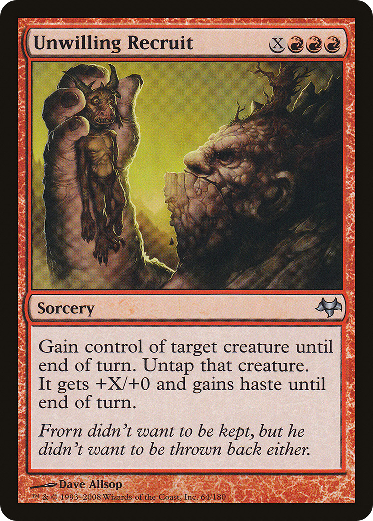 Unwilling Recruit (EVE-064) [Eventide] MTG Single Wizards of the Coast