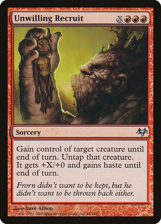 Unwilling Recruit (EVE-064) [Eventide] MTG Single Wizards of the Coast