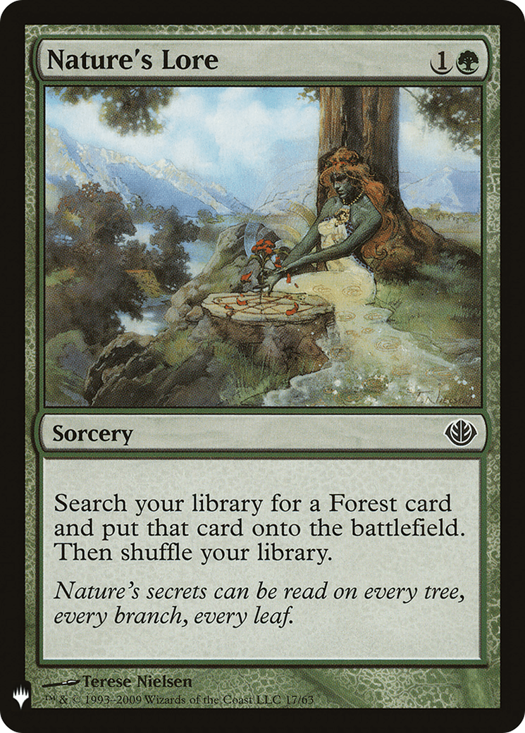 Nature's Lore (DDD) (LIST-017) [Mystery Booster] The List MTG Single Wizards of the Coast