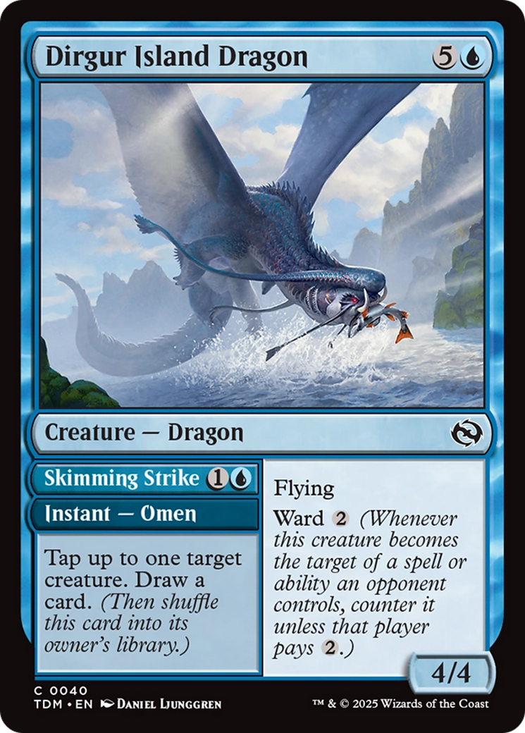 Dirgur Island Dragon (TDM-040) [Tarkir: Dragonstorm] MTG Single Wizards of the Coast
