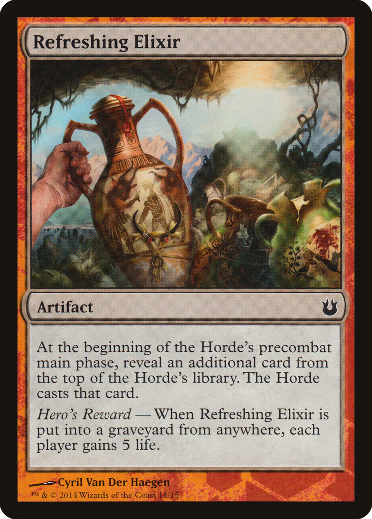Refreshing Elixir (HERO-014) [Battle the Horde] MTG Single Wizards of the Coast