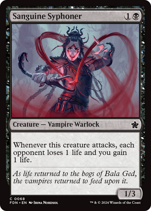 Sanguine Syphoner (FDN-068) [Foundations] MTG Single Wizards of the Coast