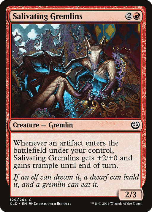 Salivating Gremlins (KLD-129) [Kaladesh] Foil MTG Single Wizards of the Coast